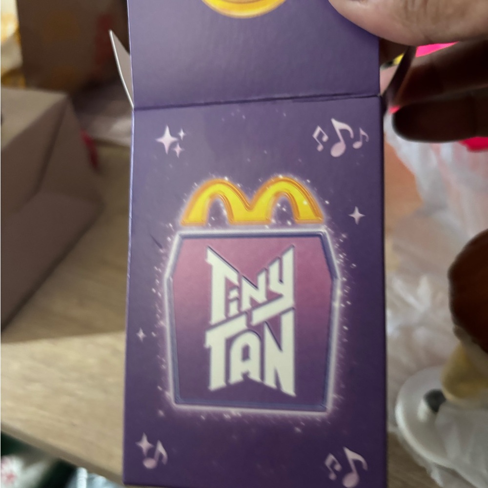 Tiny Tan Purple Box